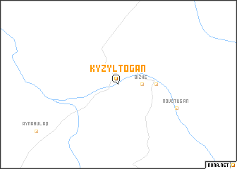 map of Kyzyltogan