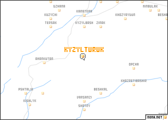 map of Kyzylturuk