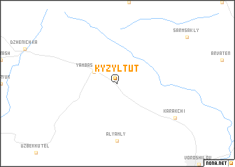 map of Kyzyltut