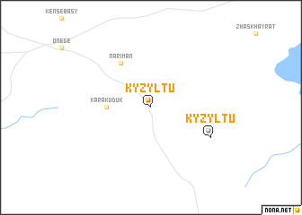 map of Kyzyltu
