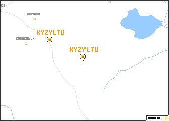map of Kyzyltu