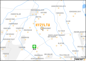 map of Kyzyltu