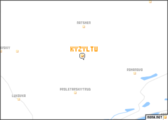 map of Kyzyl-Tu