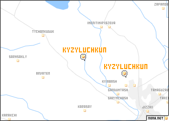 map of Kyzyluchkun