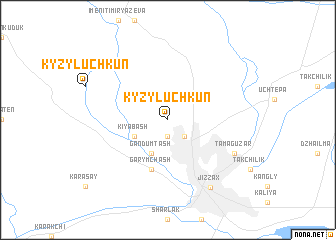 map of Kyzyluchkun