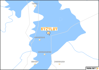 map of Kyzyluy
