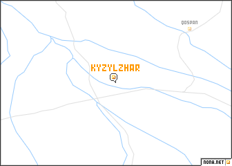 map of Kyzylzhar