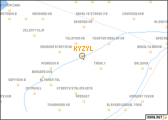 map of Kyzyl