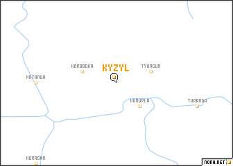 map of Kyzyl