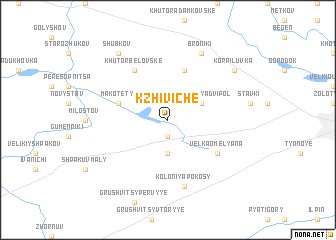 map of Kzhiviche