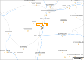 map of Kzyltu