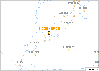 map of Laab Kaban