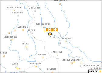 map of La Abra