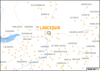 map of La Acequia