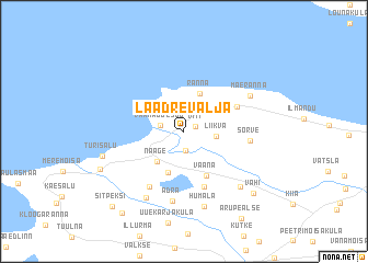 map of Laadrevälja