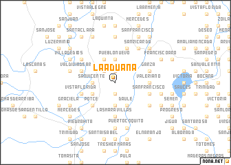 map of La Aduana