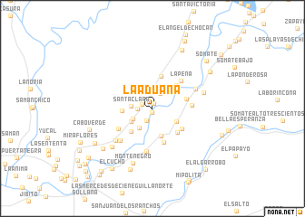 map of La Aduana