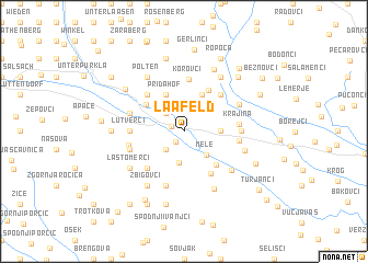 map of Laafeld