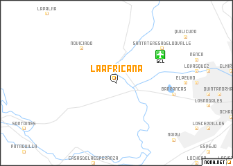 map of La Africana