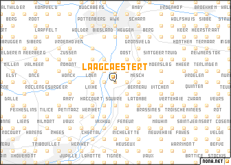 map of Laag-Caestert