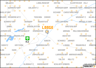 map of Laage