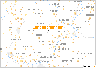 map of La Aguada Arriba