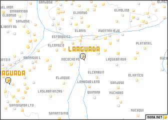 map of La Aguada