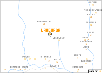 map of La Aguada