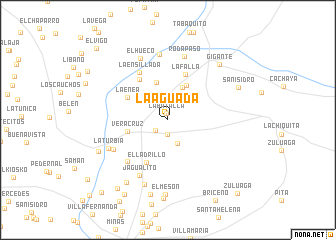 map of La Aguada