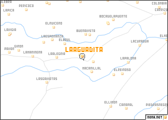 map of La Aguadita