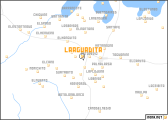map of La Aguadita