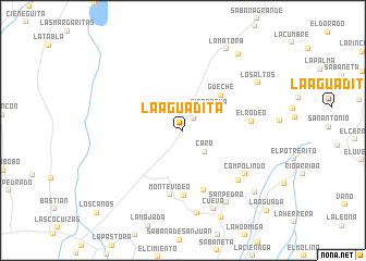 map of La Aguadita