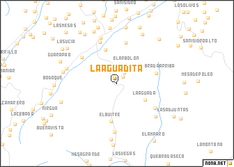 map of La Aguadita