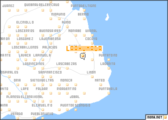 map of La Ahumada