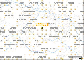 map of La Aille