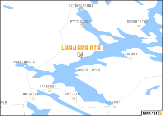 map of Laajaranta