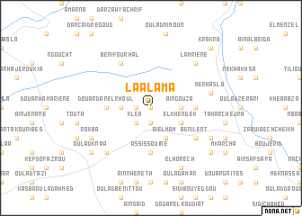 map of Laalama
