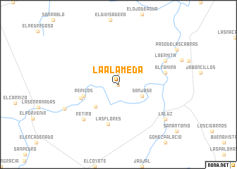 map of La Alameda