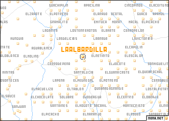 map of La Albardilla