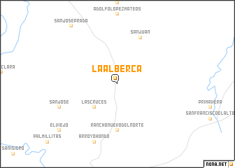 map of La Alberca