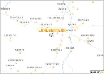 map of La Albertera
