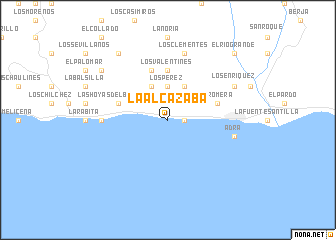 map of La Alcazaba