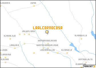 map of La Alcornocosa