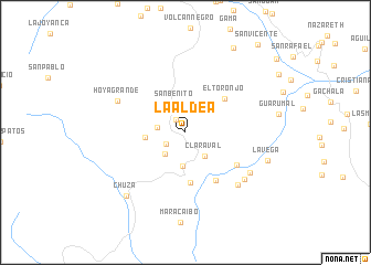 map of La Aldea