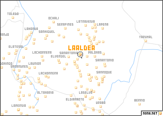 map of La Aldea