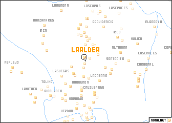 map of La Aldea