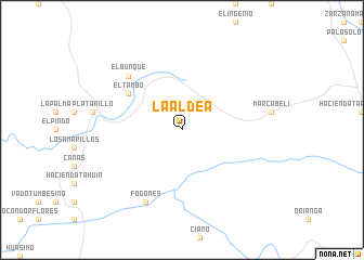 map of La Aldea