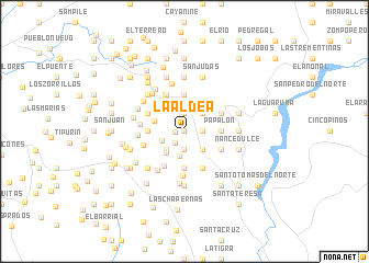 map of La Aldea