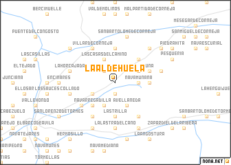 map of La Aldehuela
