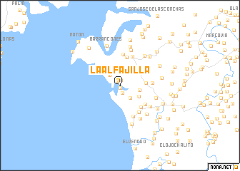 map of La Alfajilla